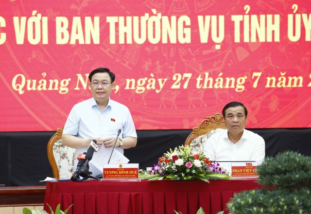 CHỦ TỊCH QUỐC HỘI VƯƠNG ĐÌNH HUỆ: NHÂN LÊN GIÁ TRỊ VĂN HÓA, CON NGƯỜI VÀ KHÁT VỌNG CỦA QUẢNG NAM